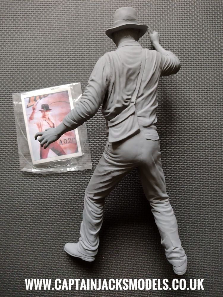 Elfin Indiana Jones Vinyl Display Model Assembled Primed & Ready To Paint