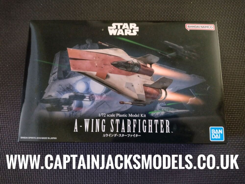 Bandai Star Wars A Wing Starfighter 1:72 Scale Plastic Model Kit