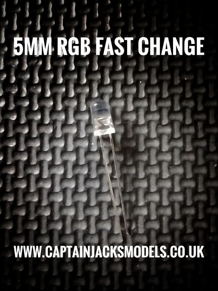 5mm RGB Red Green Blue Fast Colour Change LED Components