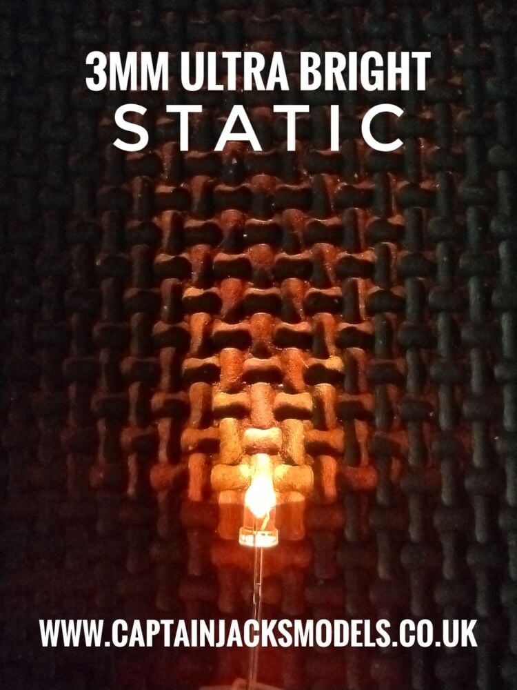 3mm ORANGE Ultra Bright LEDs