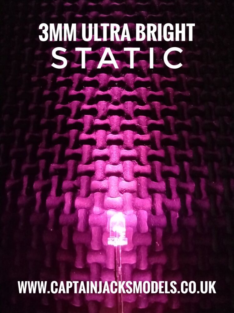 3mm PINK Ultra Bright LEDs