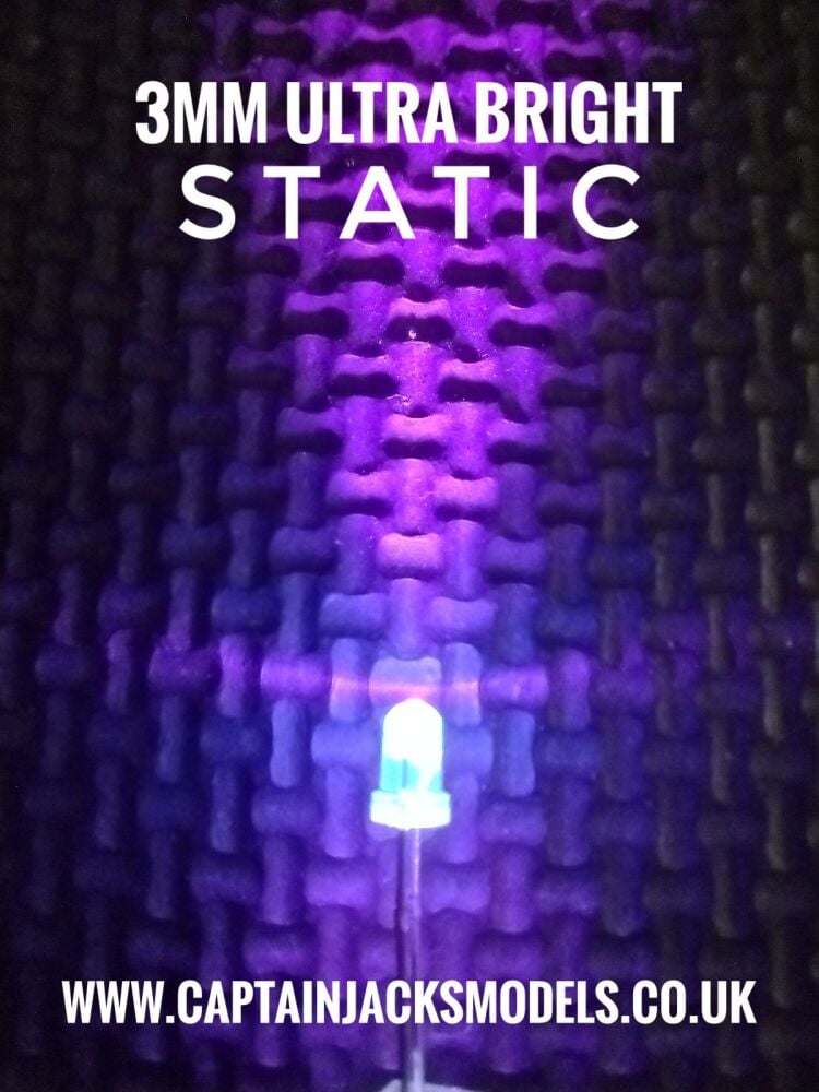 3mm ULTRA VIOLET UV PURPLE Ultra Bright LEDs