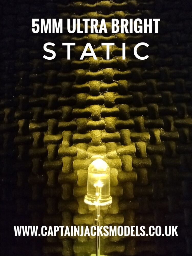 5mm WARM WHITE YELLOW SHADE Ultra Bright LEDs