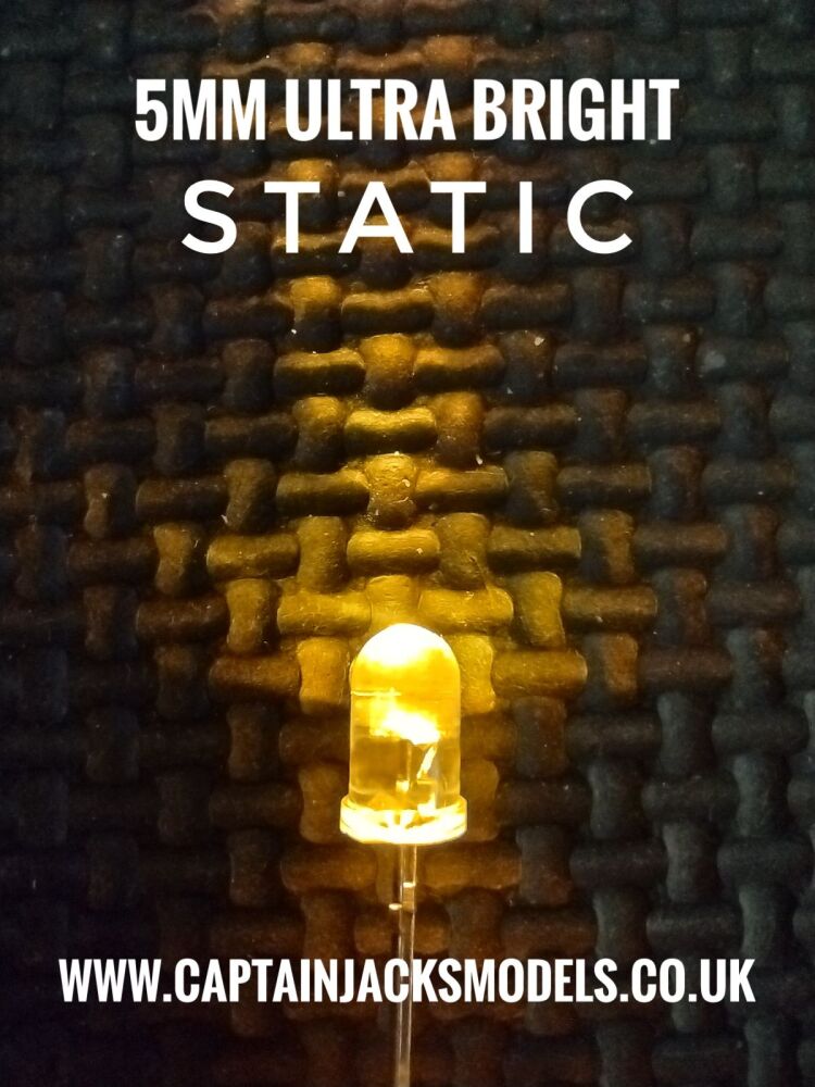 5mm YELLOW Ultra Bright LEDs