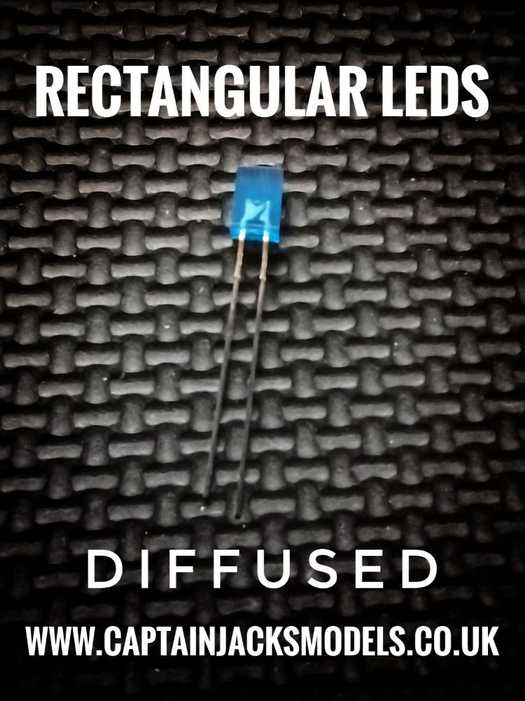 Rectangular LEDs Diffused Lens