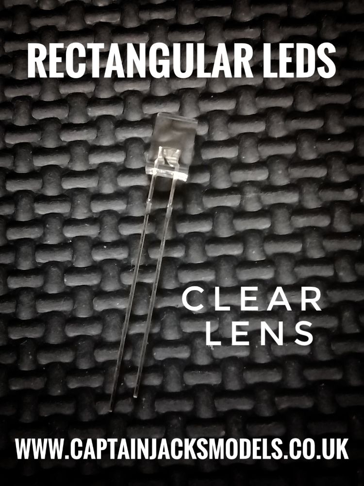 Rectangular LEDs Clear Lens