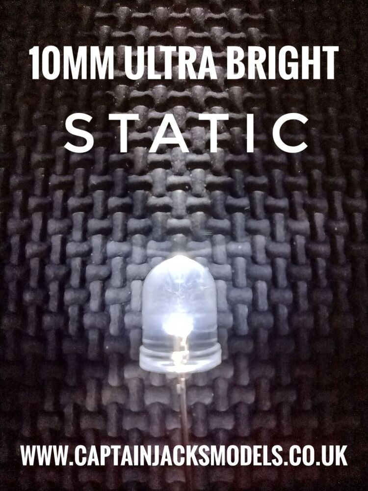 10mm Cool White Ultra Bright LED