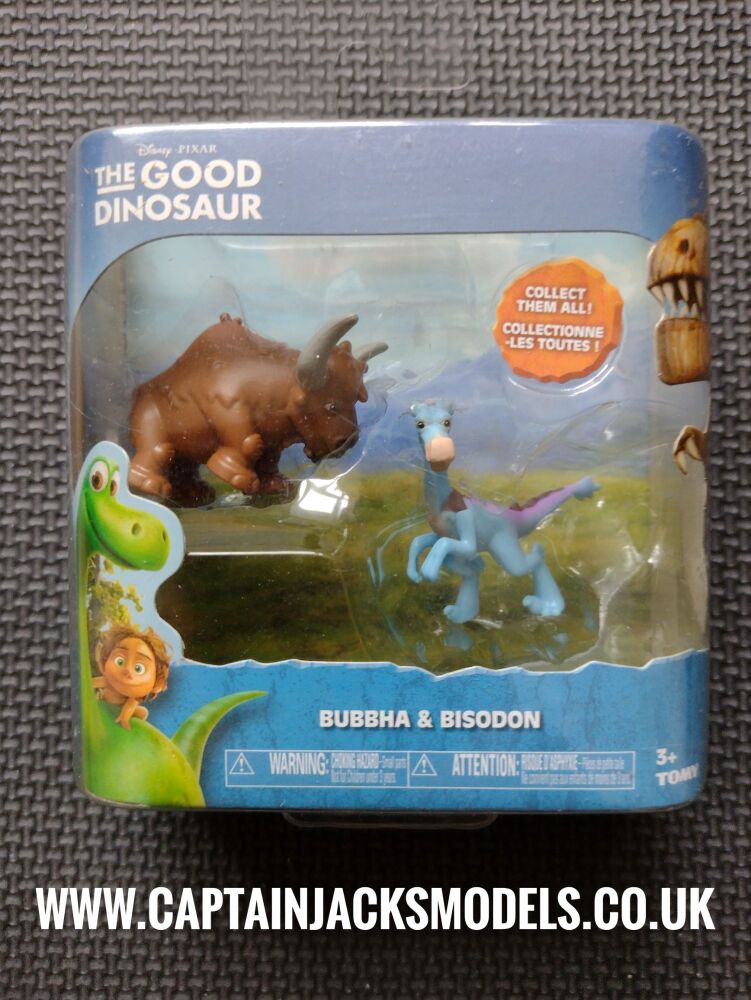 The Good Dinosaur Disney Piixar Collectable Figures Bubbha & Bisodon