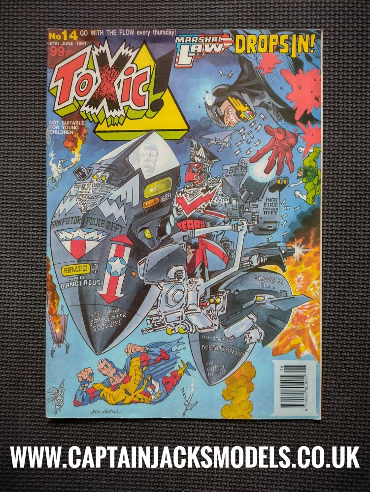 Toxic! - Retro Comic Book - 1990s - Issue 14