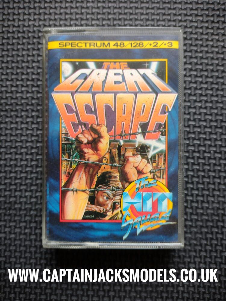 The Great Escape The Hit Squad Vintage ZX Spectrum 48K 128K +2 +3 Software RARE Game Tested & Working