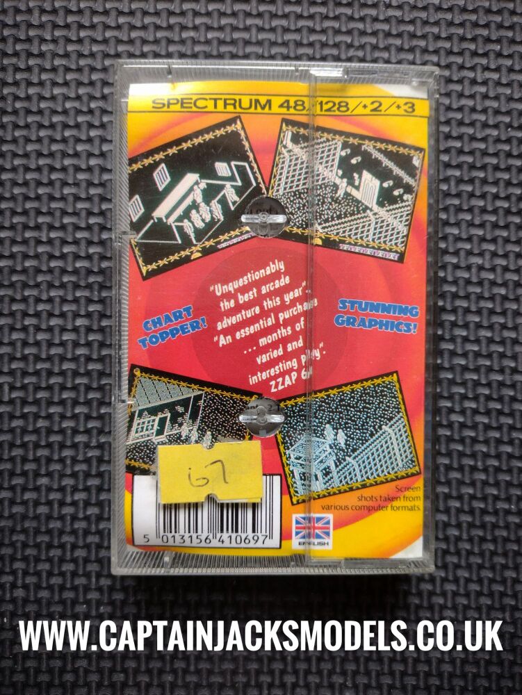 The Great Escape The Hit Squad Vintage ZX Spectrum 48K 128K +2 +3 Software RARE Game Tested & Working