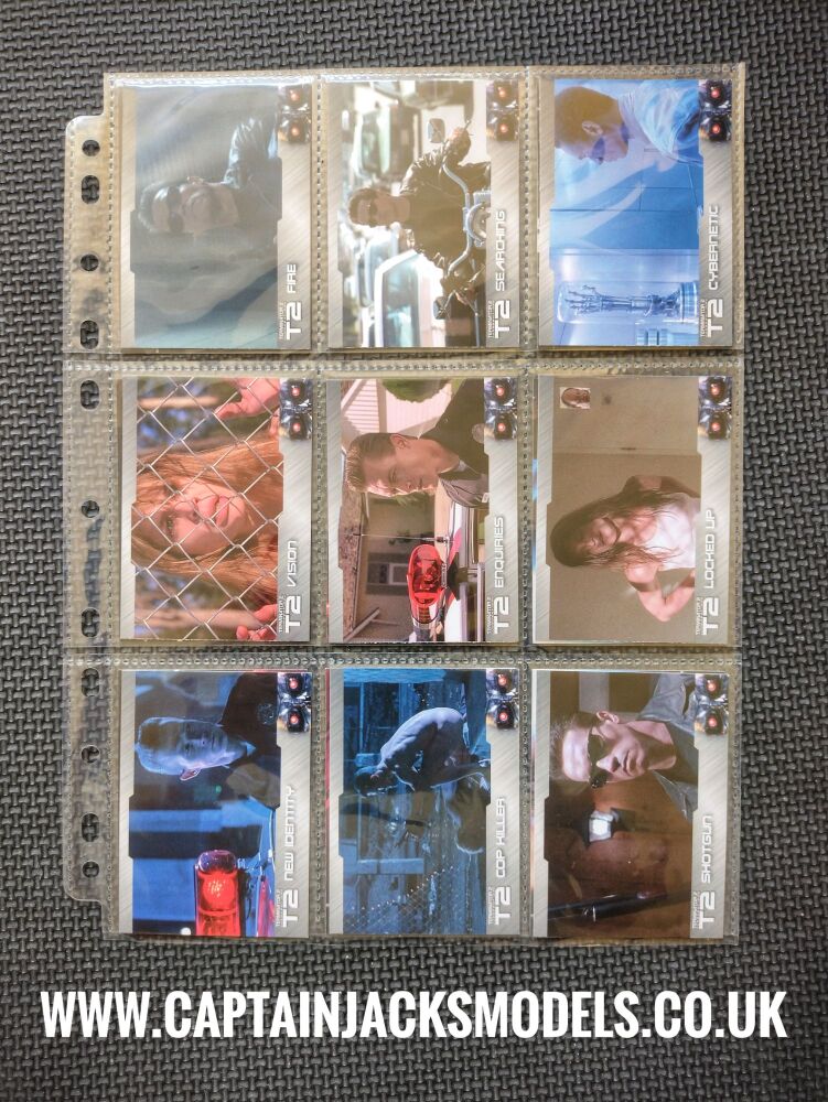 Terminator 2 Judgment Day Movie Trading Card Complete Base Set By Unstoppable Cards 2017