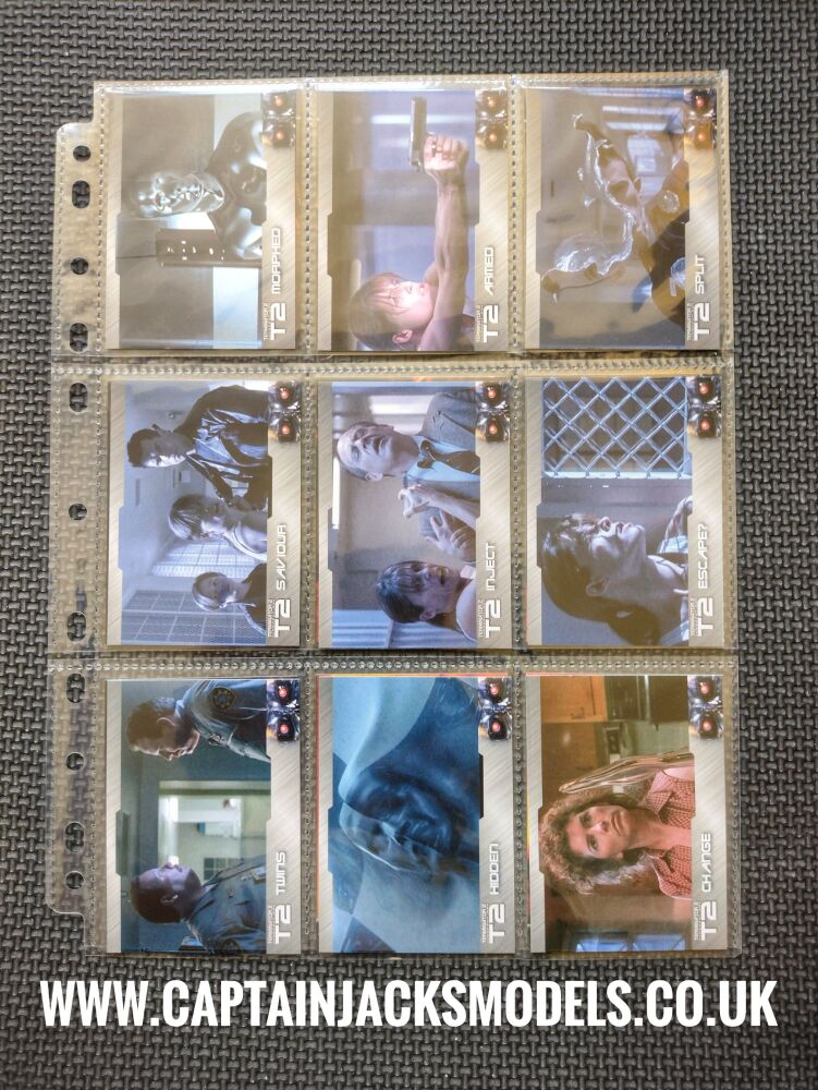 Terminator 2 Judgment Day Movie Trading Card Complete Base Set By Unstoppable Cards 2017
