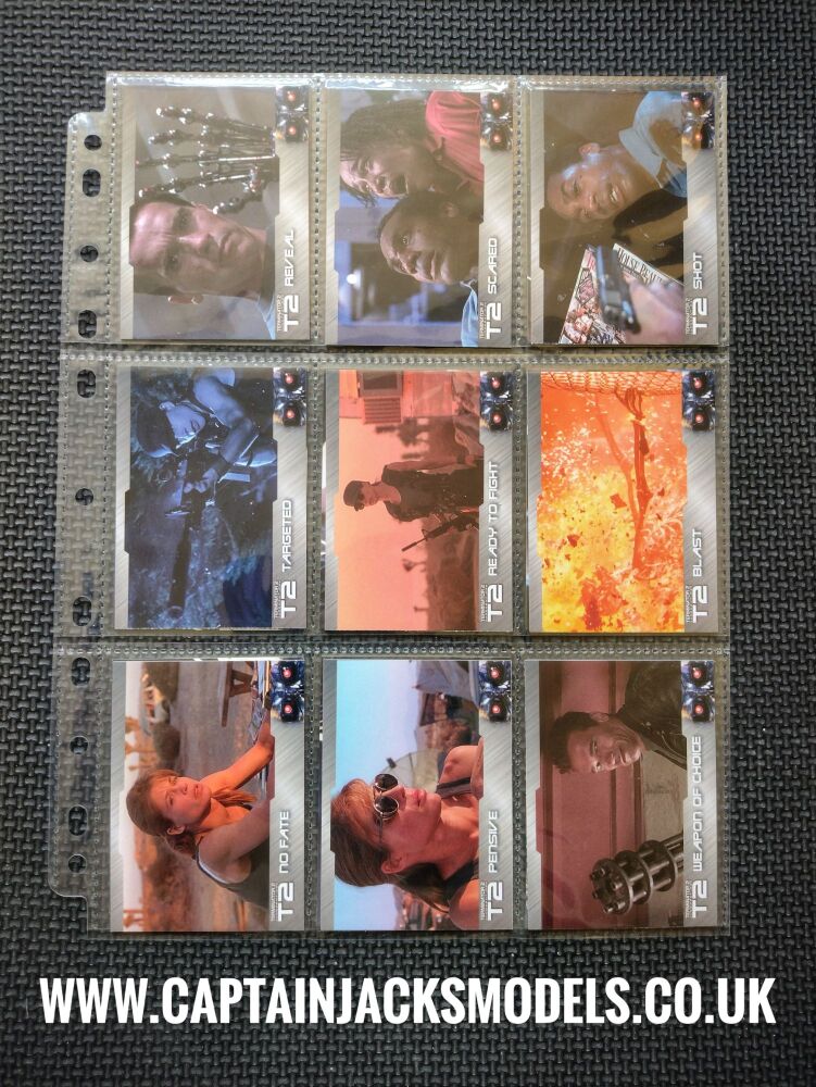 Terminator 2 Judgment Day Movie Trading Card Complete Base Set By Unstoppable Cards 2017