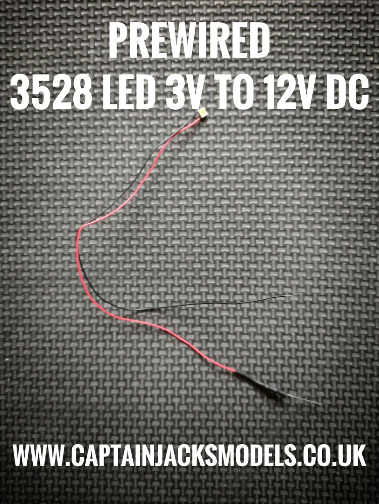 3528 Prewired WARM WHITE Cream Shade LED