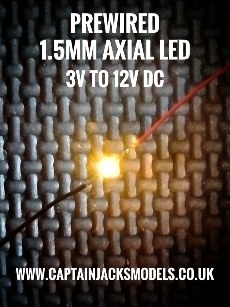 LEDs Prewired Axial 1.5mm