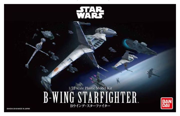 Bandai Star Wars B Wing Starfighter 1:72 Scale Plastic Model Kit