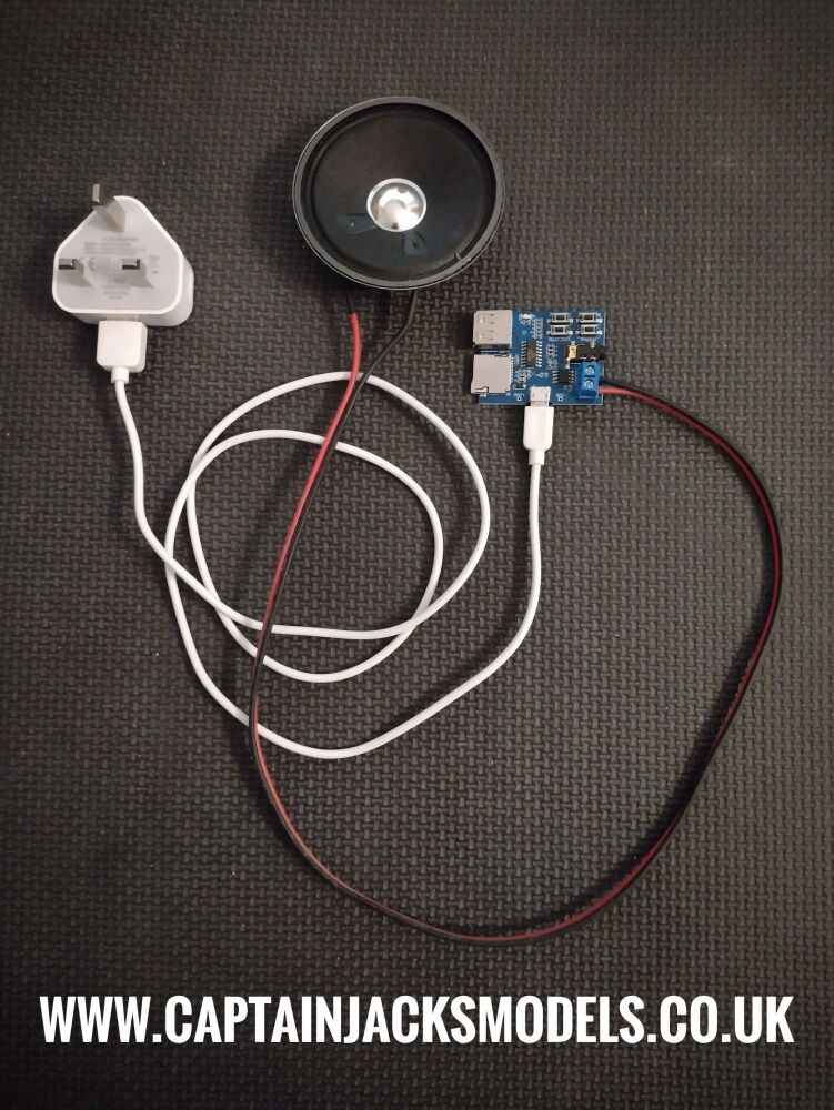 Complete Prewired Diorama MP3 Sound Board System Ready To Install