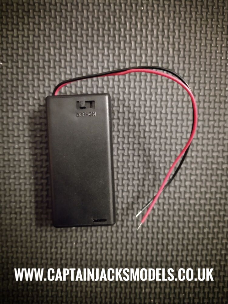 Double AA Battery Box With Built In Switch 3v
