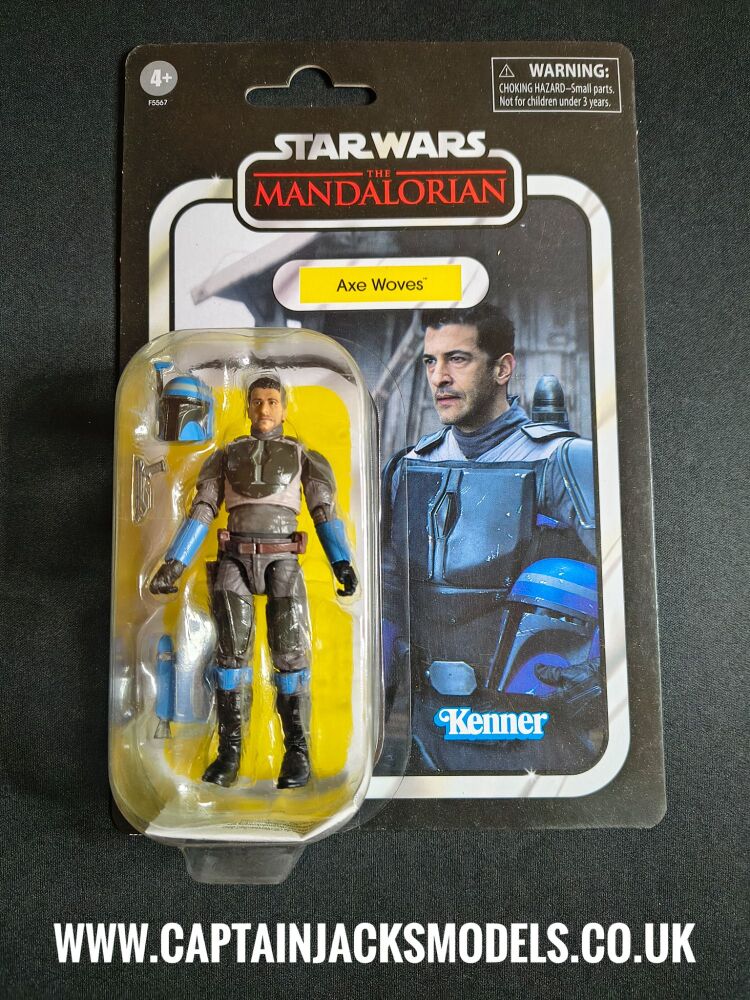 Star Wars  The Vintage Collection VC228 The Mandalorian F5567 Axe Woves Premium Collectable 3.75" Figure Set