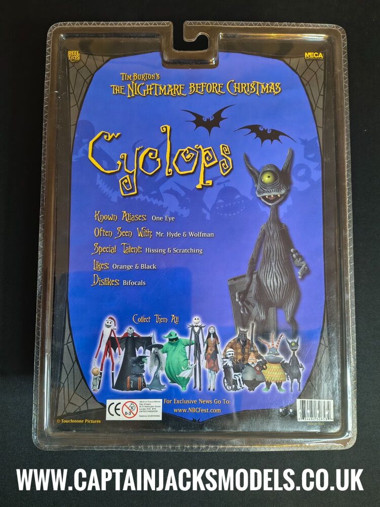 Tim Burtons The Nightmare Before Christmas - NECA - Series 3 - Cyclops - Collectable Figure Set