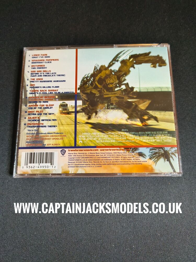 Transformers Movie Soundtrack CD