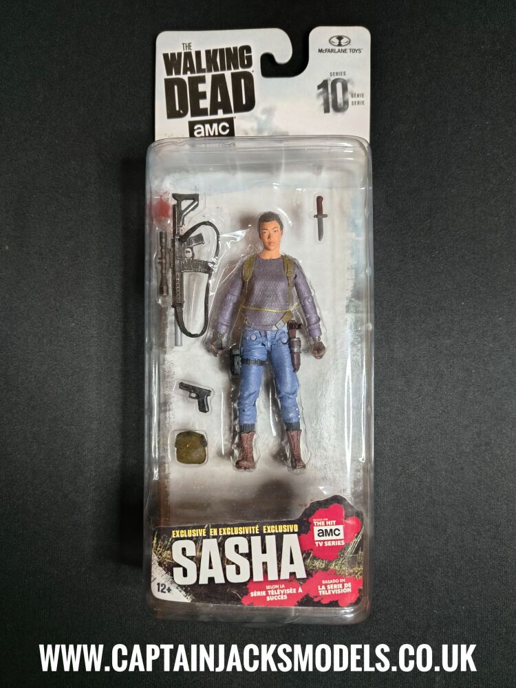 RARE Sasha Mcfarlane Toys Five Inch Figure Set From The Walking Dead Series