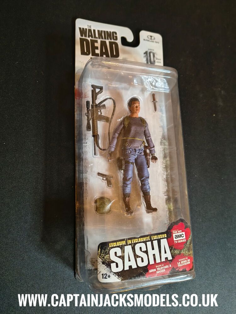 RARE Sasha Mcfarlane Toys Five Inch Figure Set From The Walking Dead Series Ten