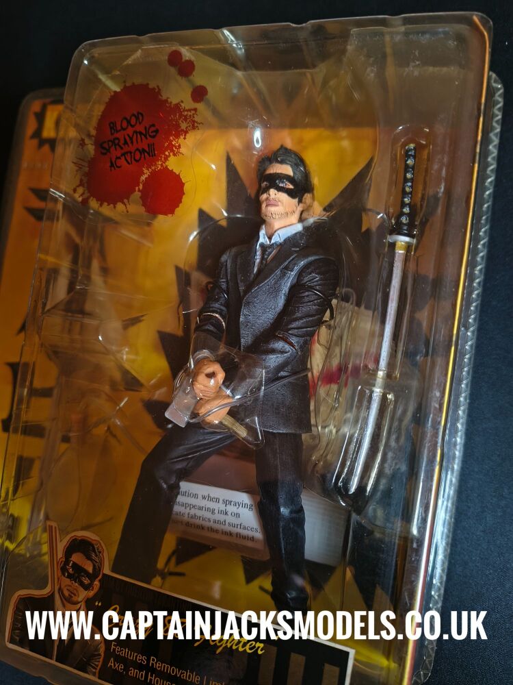 Kill Bill Neca Reel Toys Series 1 Crazy 88 Fighter With Beard 6 Inch Collectable Action Figure Set