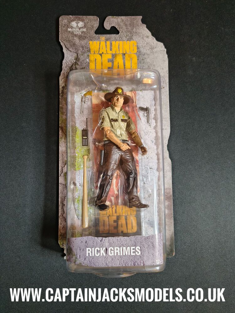 Rick Grimes Mcfarlane Toys Five Inch Figure Set From The Walking Dead Wave 3