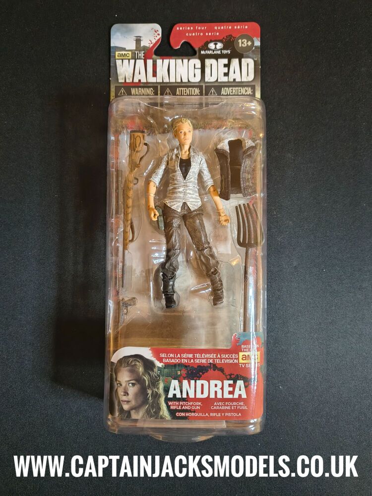 Andrea Mcfarlane Toys Five Inch Figure Set From The Walking Dead Series Four