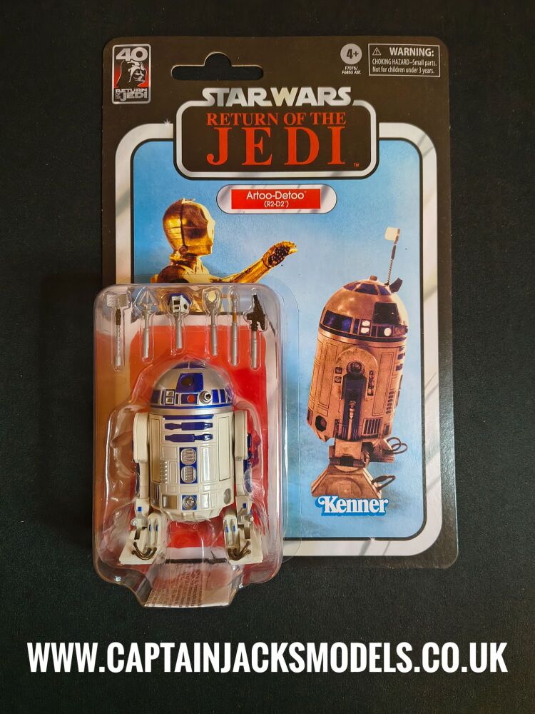 Star Wars - The Black Series - Artoo Detoo R2 D2 - F7075 / F6853 - Collectable 6" Figure Set