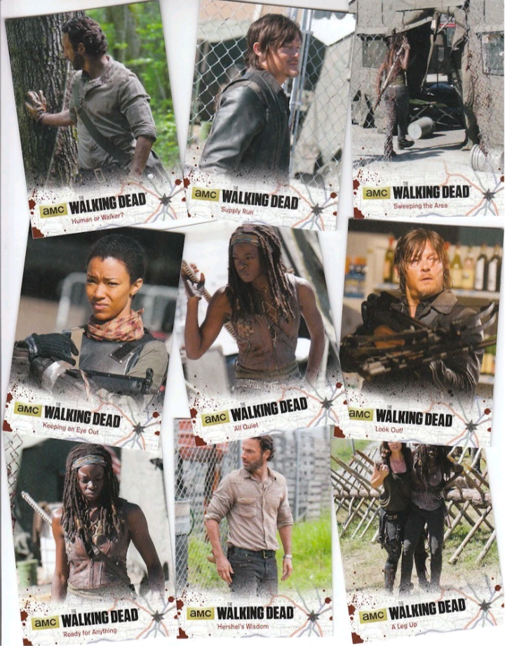 The Walking Dead Season 4 Part 2 Complete 72 Card Trading Card Base Set By Cryptozoic