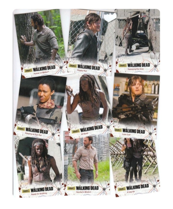 The Walking Dead Season 4 Part 2 Complete 72 Card Trading Card Base Set By Cryptozoic