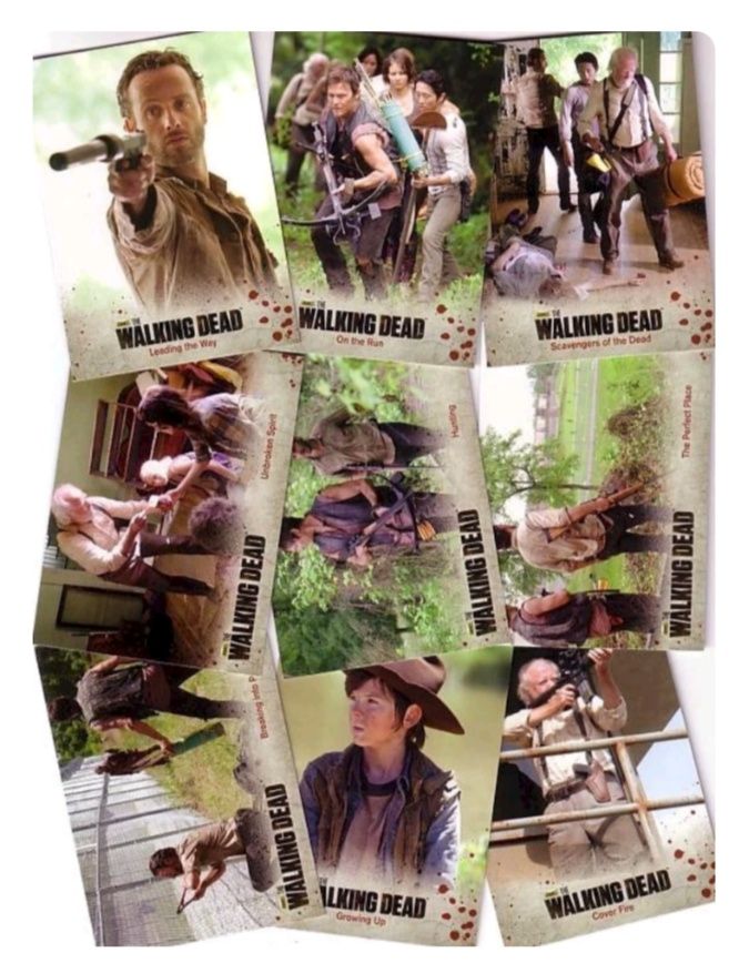 The Walking Dead Season 3 Part 1 Complete 72 Card Trading Card Base Set By Cryptozoic