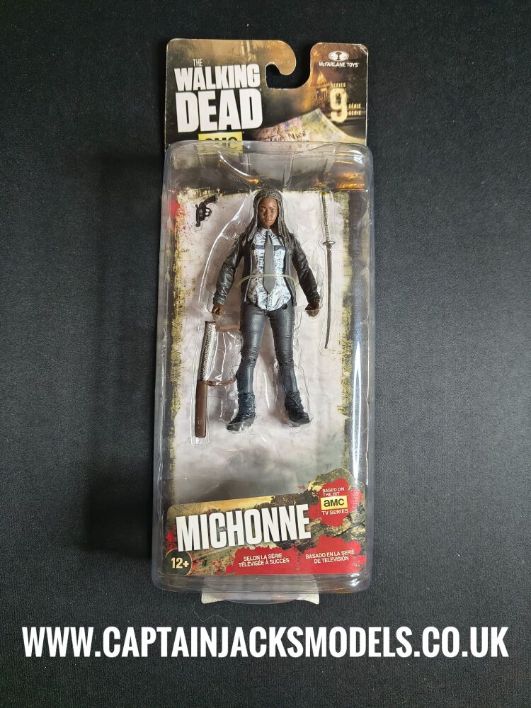 Michonne McFarlane Toys Five Inch Figure Set From The Walking Dead Series N
