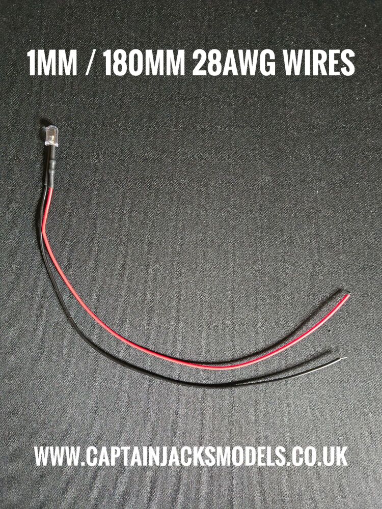 5mm Prewired LED 1mm WIRES Ultra Bright Red Green Blue RGB SLOW Colour Change