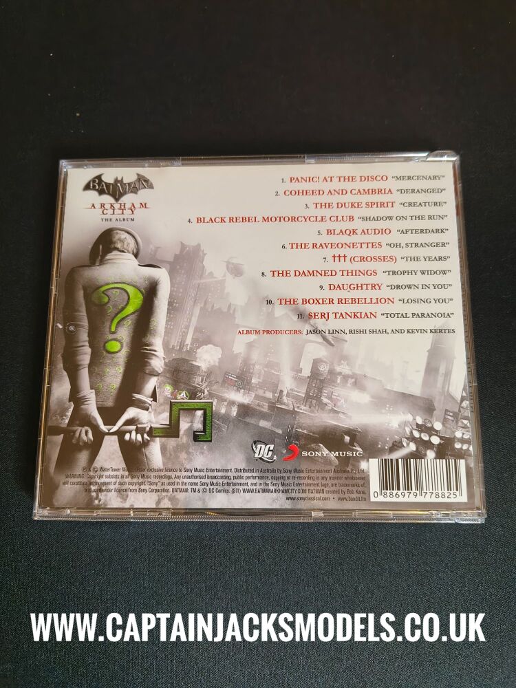 Batman Arkham City The Album CD