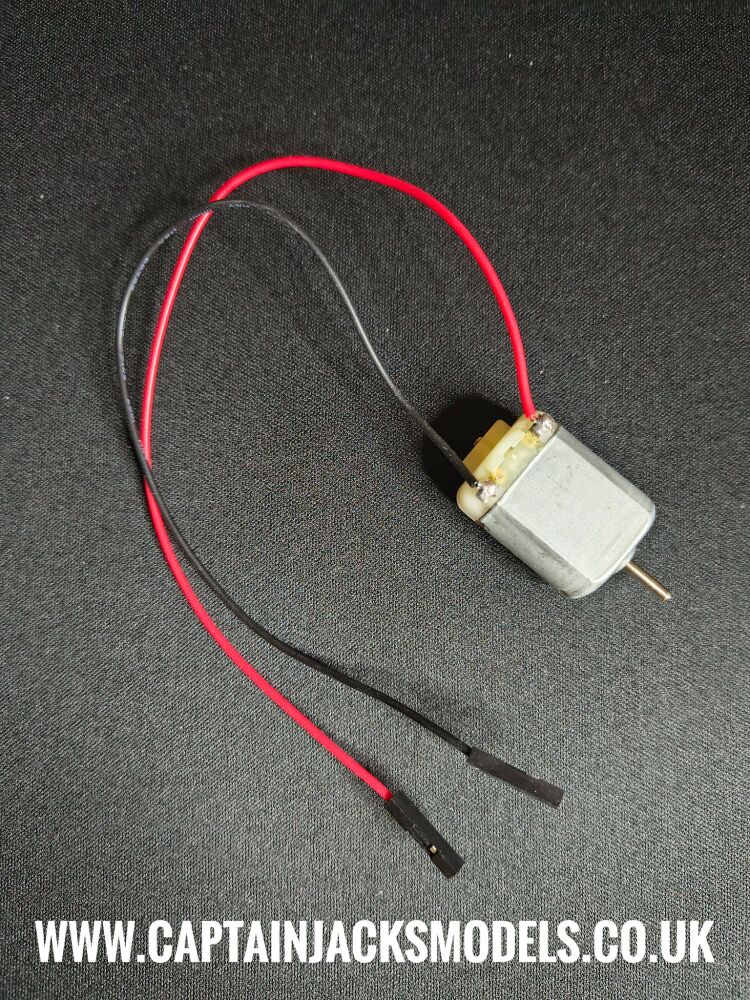 Miniature Brushed 3V DC Motor With Wired Connections