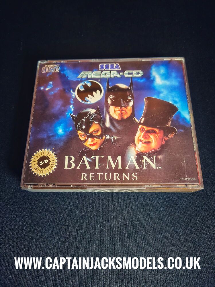 Sega Mega CD Game Batman Returns Tested & Working Fully Original