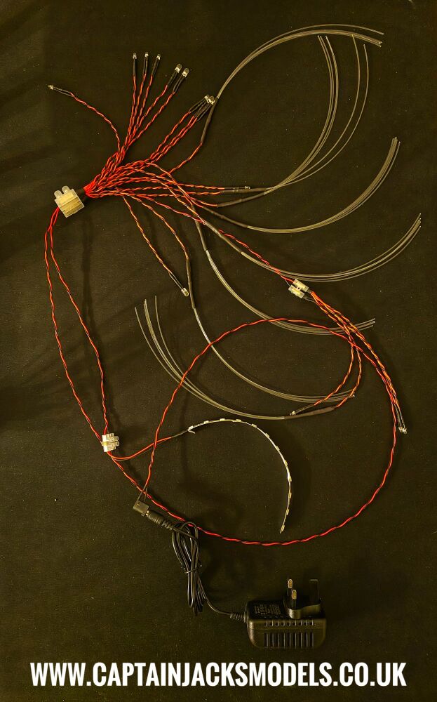 Star Wars Model LED & Fibre Optic Millennium Falcon Light Kit 1:72 Scale Revell VERSION 2 UK Mains Transformer