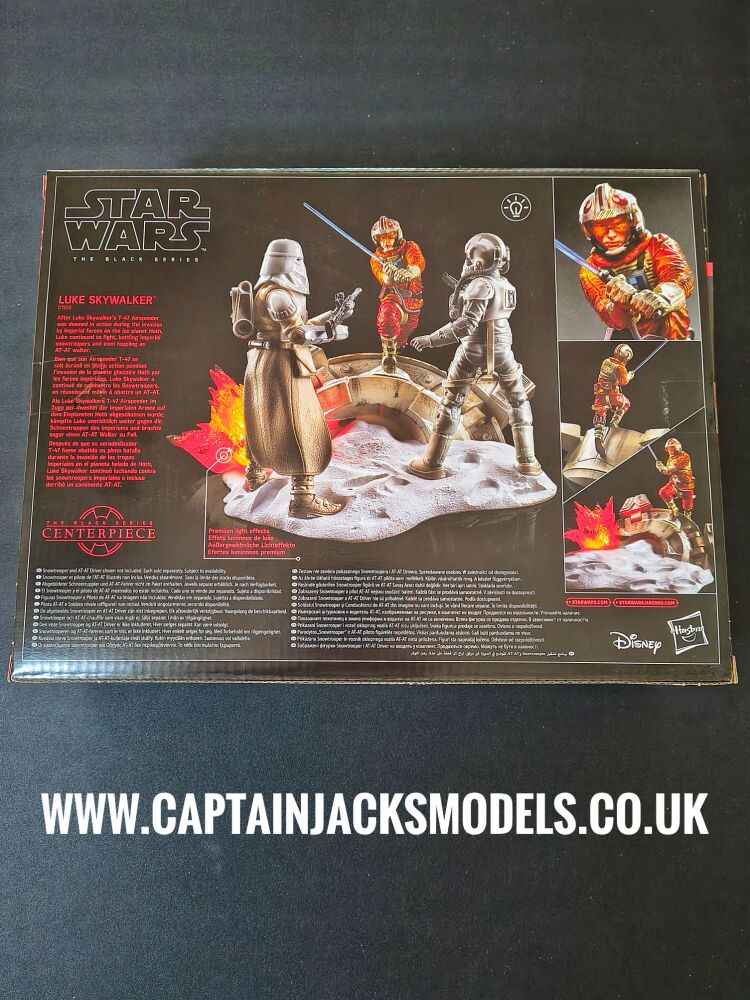 Star Wars The Black Series Luke Skywalker Centerpiece C1555 Illuminated Display Statue