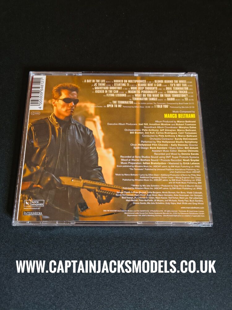 Terminator 3 Rise Of The Machines Movie Soundtrack CD