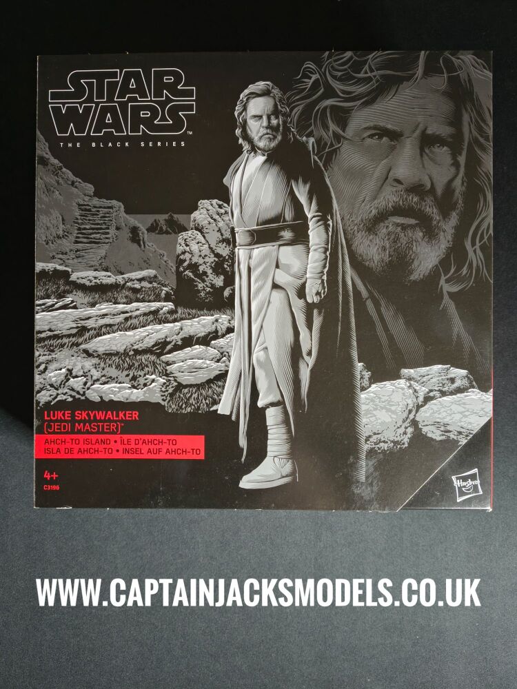 Star Wars Hasbro - The Black Series - 6" Luke Skywalker Jedi Master Ahch To Island - C3196 - Collectable Diorama Figure