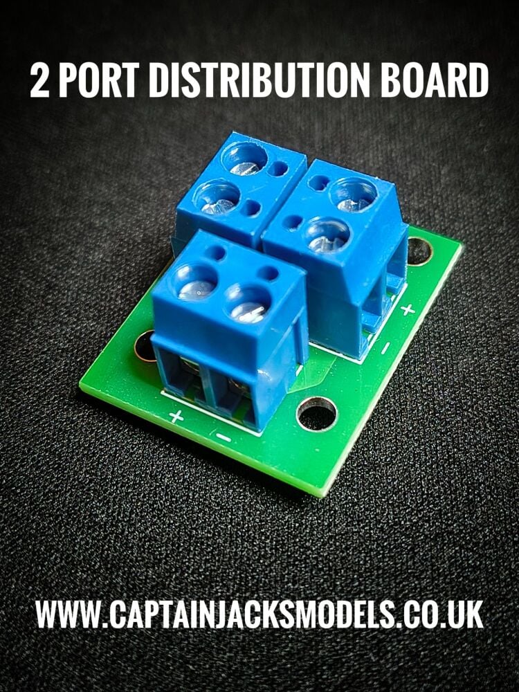 Two Port Power Distribution Board For DC and AC Voltage