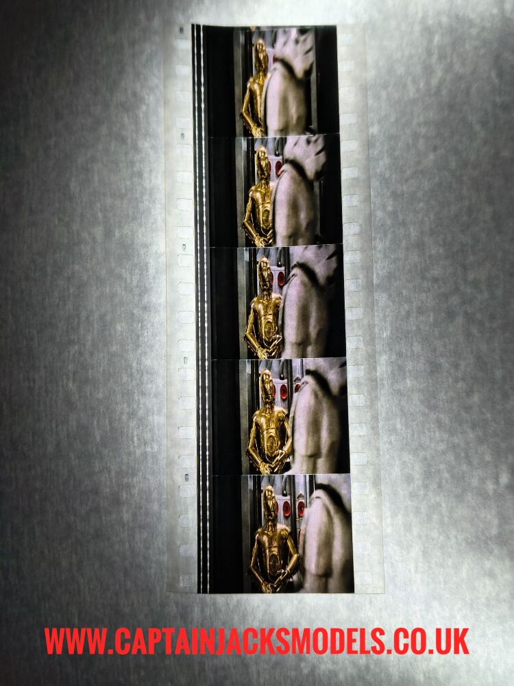 Genuine 35mm Screen Used Film Cells - Unmounted - Star Wars Episode IV A New Hope - Ref A2