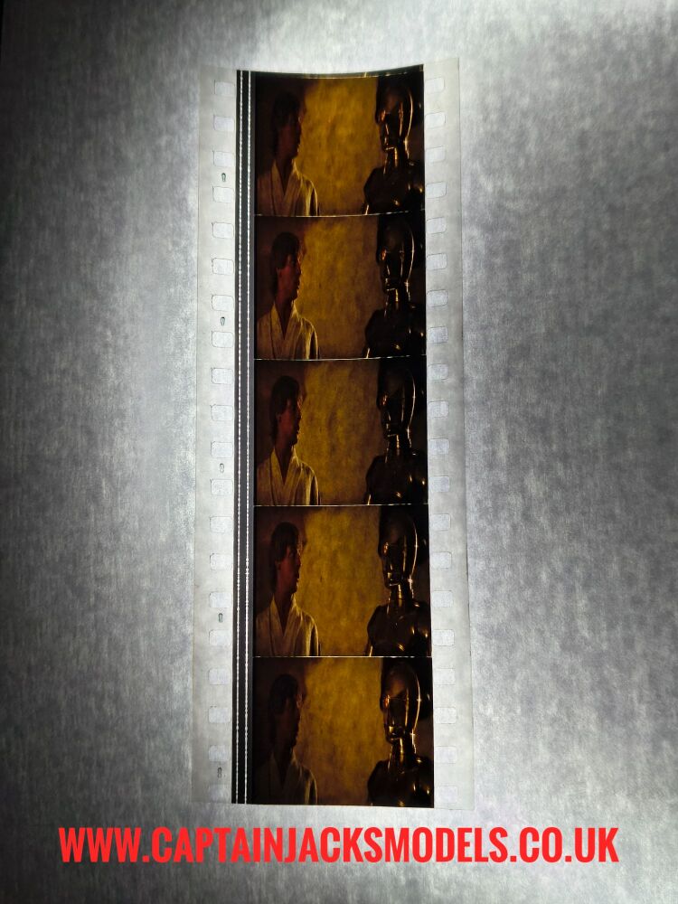 Genuine 35mm Screen Used Film Cells - Unmounted - Star Wars Episode IV A New Hope - Ref F2