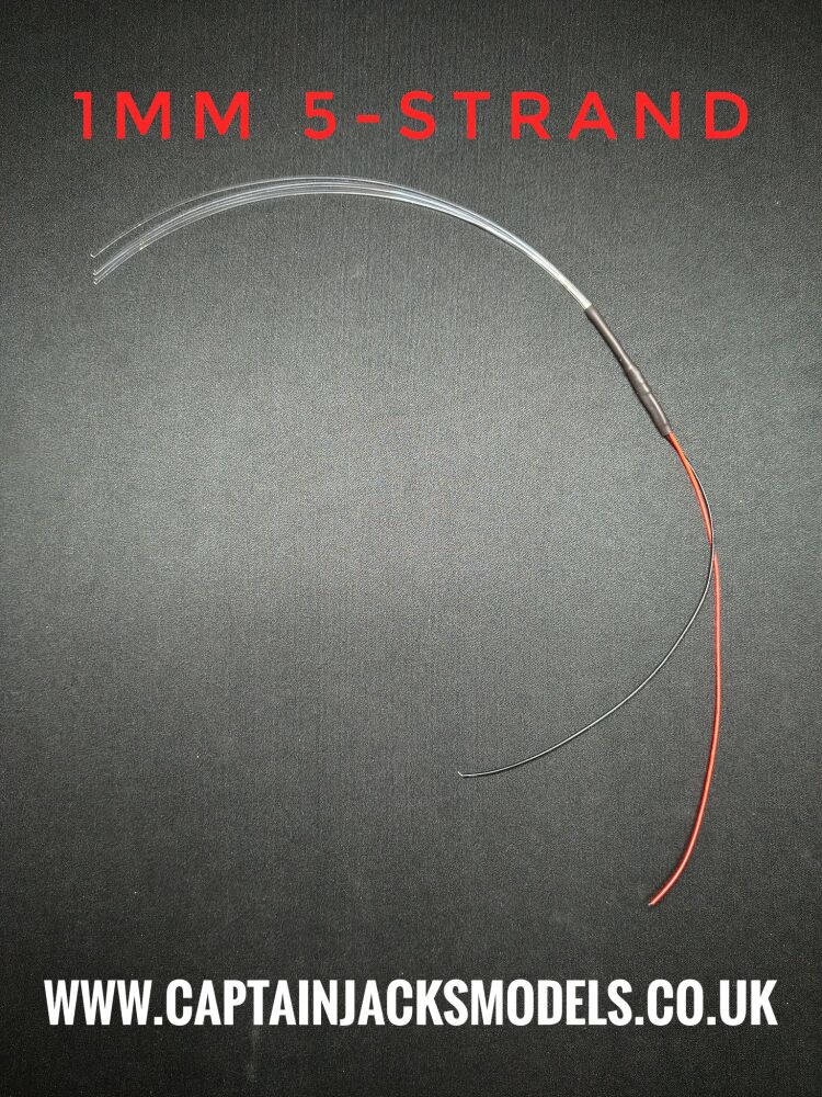 Ultra Violet UV Static Fibre Optic LED With 5 Fibre 1mm Strands