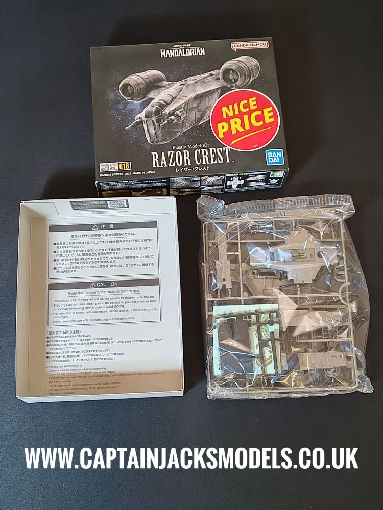 Bandai 018 Star Wars Razor Crest 1:144 Scale Plastic Model Kit Revell Release 01213