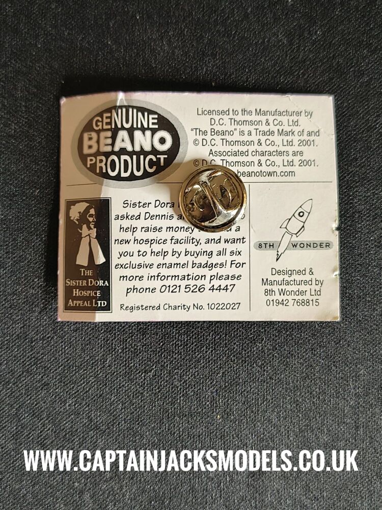 The Beano Vintage Enamel Pin Badge Sister Dora Hospice Series Bea Beatrice